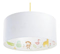 Suspension decoratif Blanc et Rouge avec diffusion lumineuse harmonieuse 60 W IP20