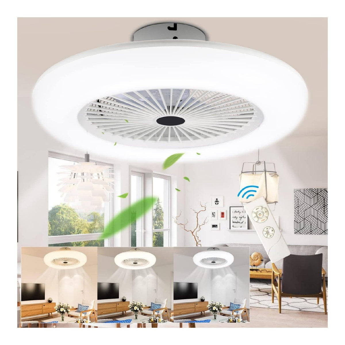 Luminaire Blanc et Ambre au style moderne avec conception fonctionnelle 80W 2700K