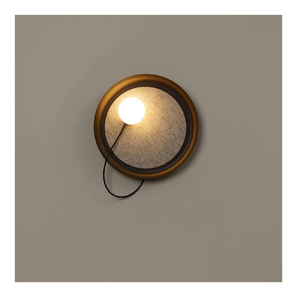Applique murale Blanc et Ambre au style moderne avec conception fonctionnelle XV-9426