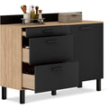 Buffets hauts finition bois gris