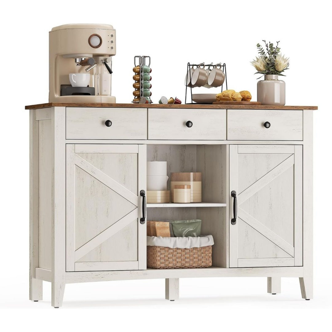 Buffets, credences et vaisseliers avec tiroirs reglable noir variante 2522