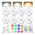 Solution lumineuse Blanc et Transparent au dessin sobre en format luminaire 3000 K