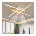 Luminaire Blanc et Ambre aux lignes epurees avec eclairage confortable