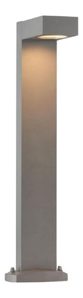 Eclairage Argente et Gris contemporain en version lampadaire 11W IP44
