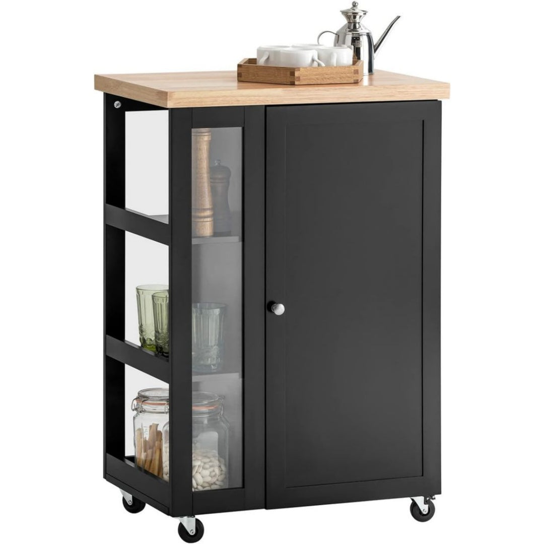 Buffets hauts avec tiroirs structure metal noir