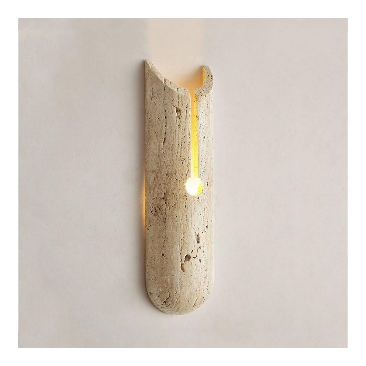 Luminaire Ambre et Vert a silhouette graphique de type applique murale 6 W 3000 K