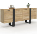 Escabeaux pliable finition bois naturel